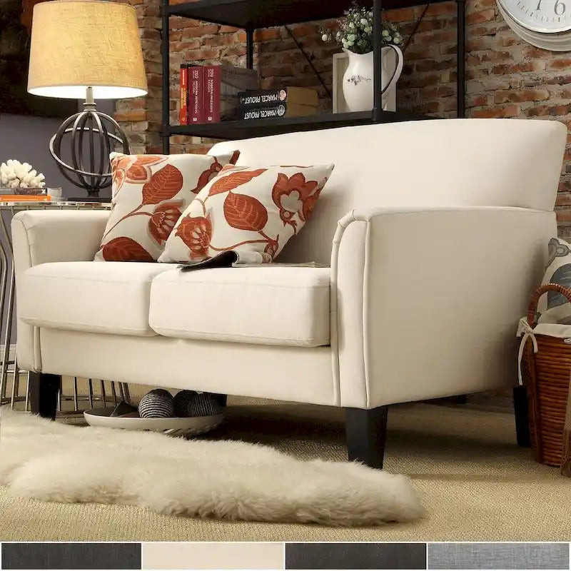 Uptown Modern Cushion Back Loveseat by iNSPIRE Q Classic