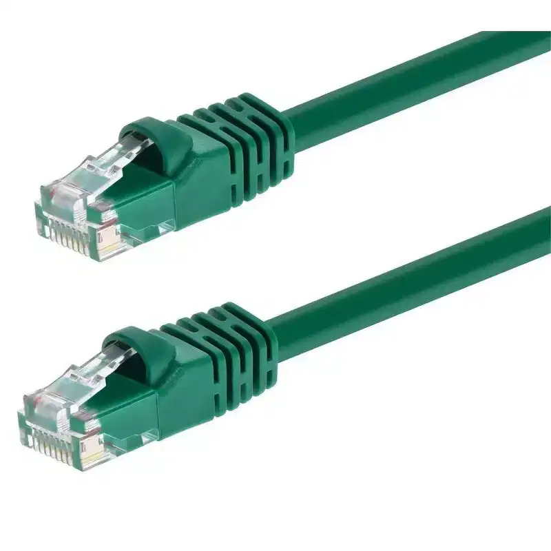 Monoprice Cat5e Ethernet Patch Cable - 50 Feet - Green | Network Internet Cord - RJ45, Stranded, 350Mhz, UTP, Pure Bare Copper Wire, 24AWG