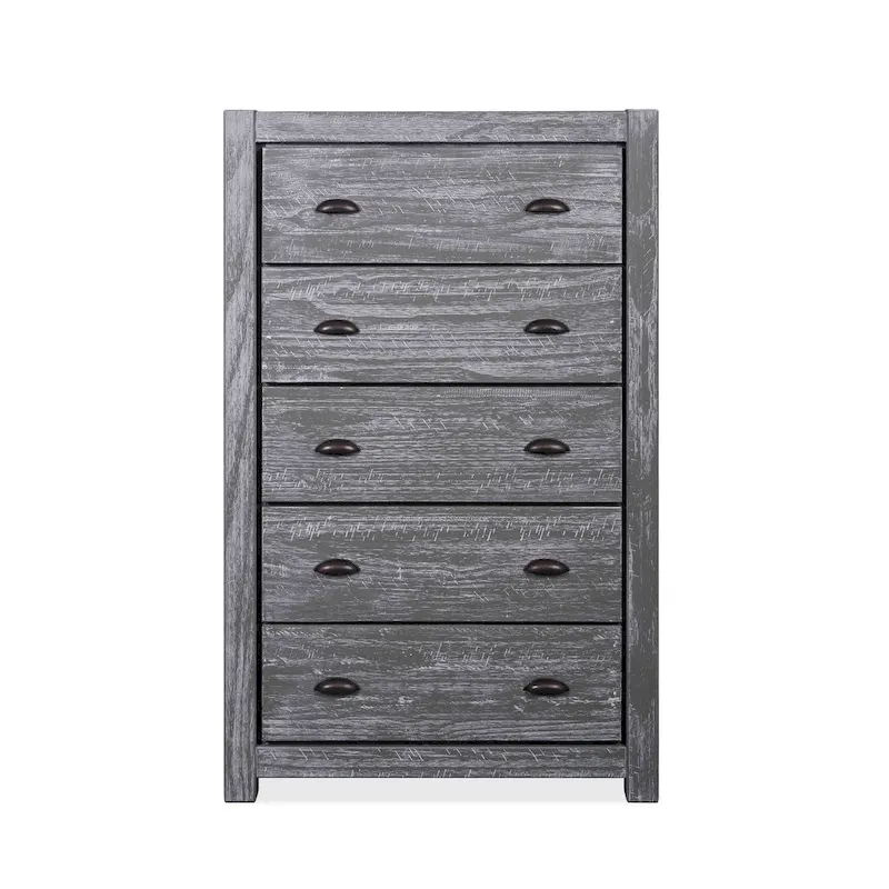 Grain Wood Furniture Montauk 5-drawer Solid Wood Chest