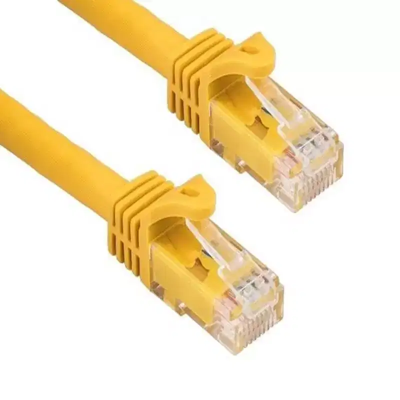 SANOXY Cables and Adapters; 0.5ft Cat6a 600 MHz UTP Snagless Ethernet Network Patch Cable,Yellow