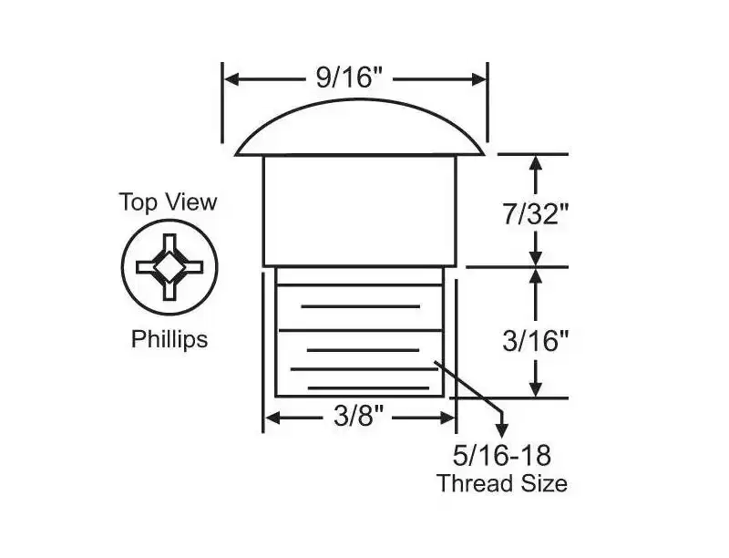 Brixwell 900-8528 Shoulder Bolt