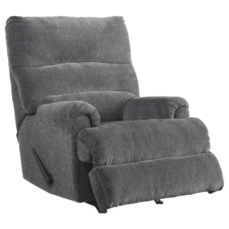 Contemporary Rocker Recliner Graphite