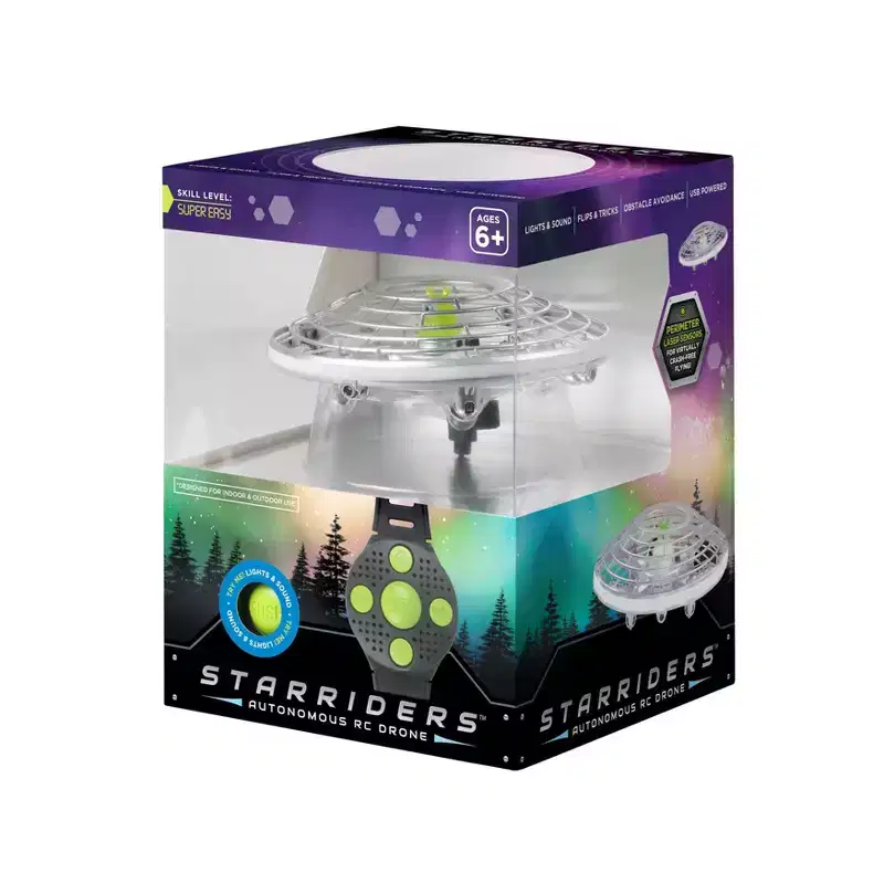 Starriders Autonomous Remote Control Drone: Gesture Control, USB Connection, Radio Frequency, Indoor & Outdoor Use