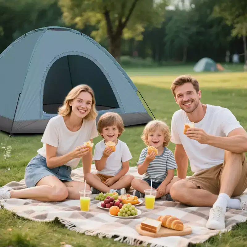 NAYSAYE 3-4 Person Camping Dome Tent with Easy Setup, Waterproof, and Lightweight Design for Outdoor Adventures,78.8*78.8*53.2