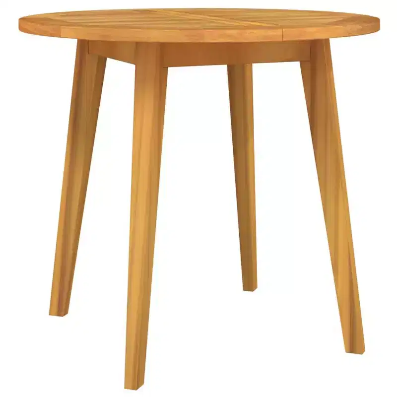vidaXL Patio Table Outdoor Dining Table for Backyard Lawn Solid Wood Acacia