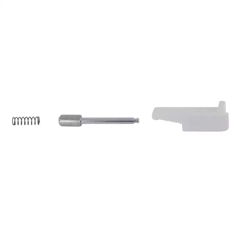 Brixwell Plunger Flip Type Right Hand, 1-3/16 Length, 13/32 Diameter, 3/16 Tip Projection, Plastic Material With White Finish