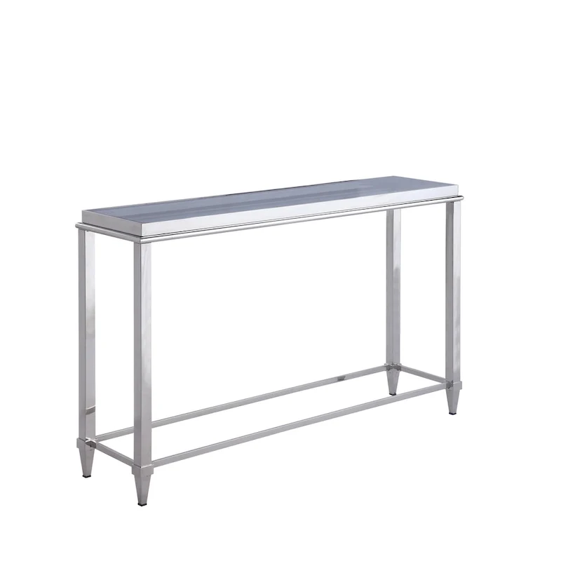 Somette Sofa Table with Glass Top