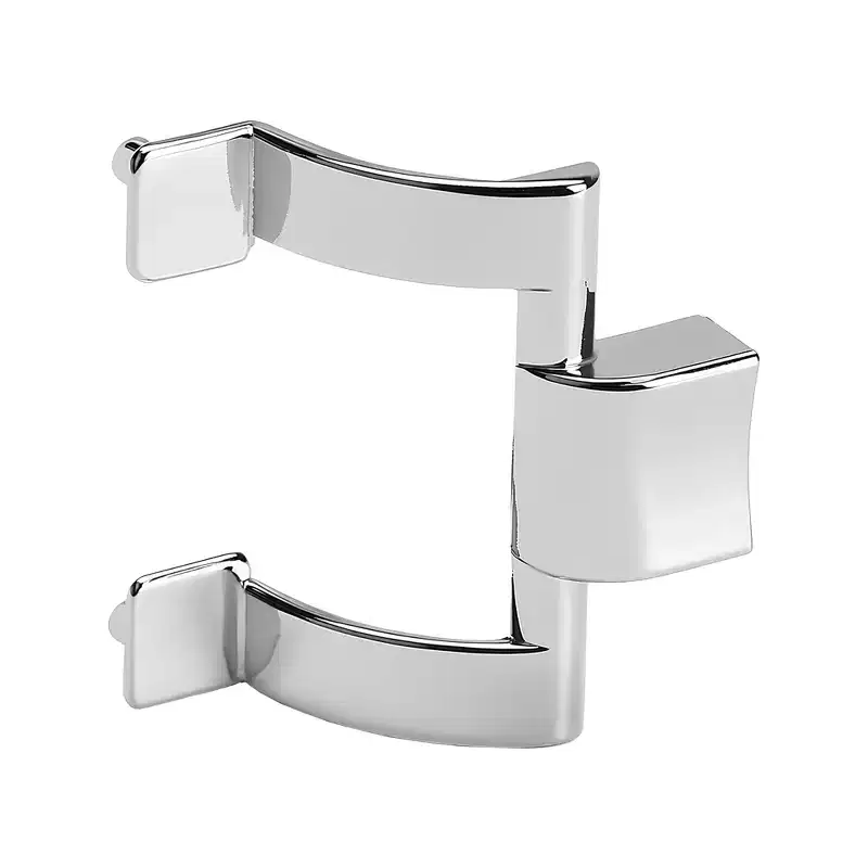 Brixwell 900-10709 Shower Door Handle Chrome with Towel Bar Insert post 2-1/4in Centers