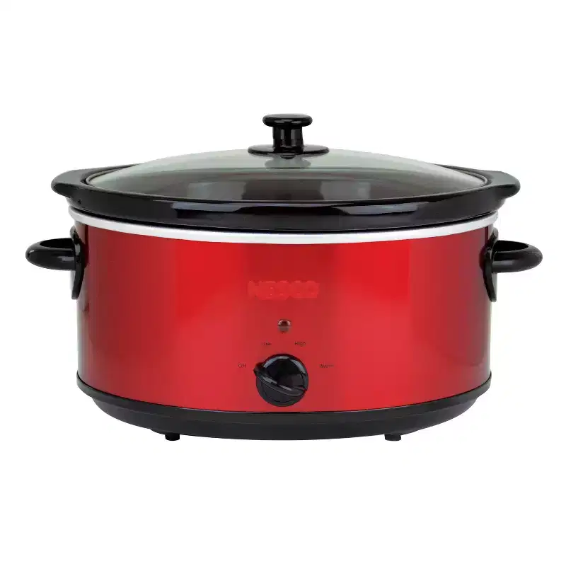 NESCO 6-Qt. 275-Watt Analog Stainless Steel Slow Cooker
