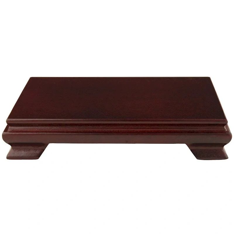 Handmade Rosewood 9-inch Rectangular Stand (China)