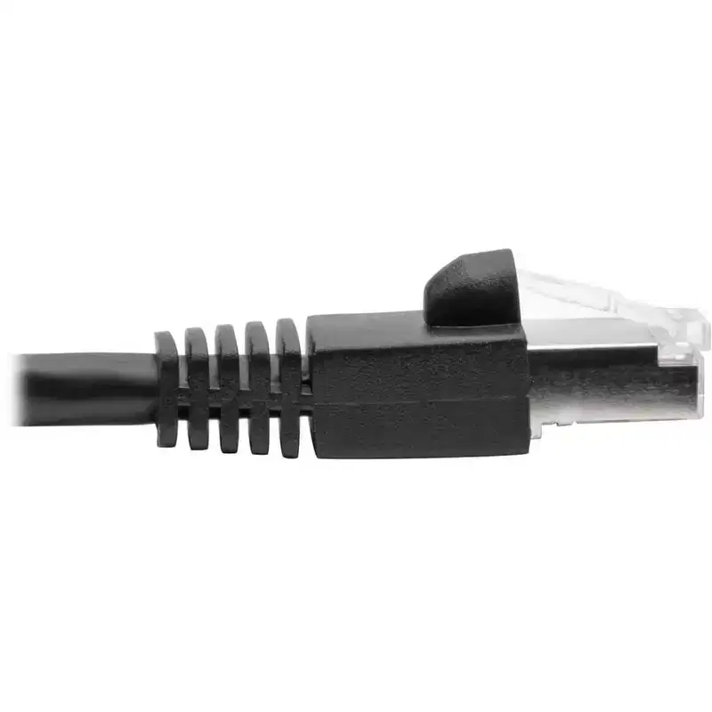 Tripp Lite Cat6a Ethernet Cable 10G STP Snagless Shielded PoE M/M Black 6ft (N262006BK)