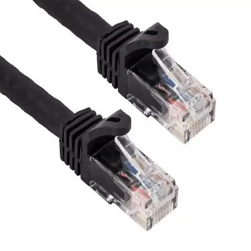 SANOXY Cables and Adapters; 7ft Cat6a 600 MHz UTP Snagless Ethernet Network Patch Cable, Black
