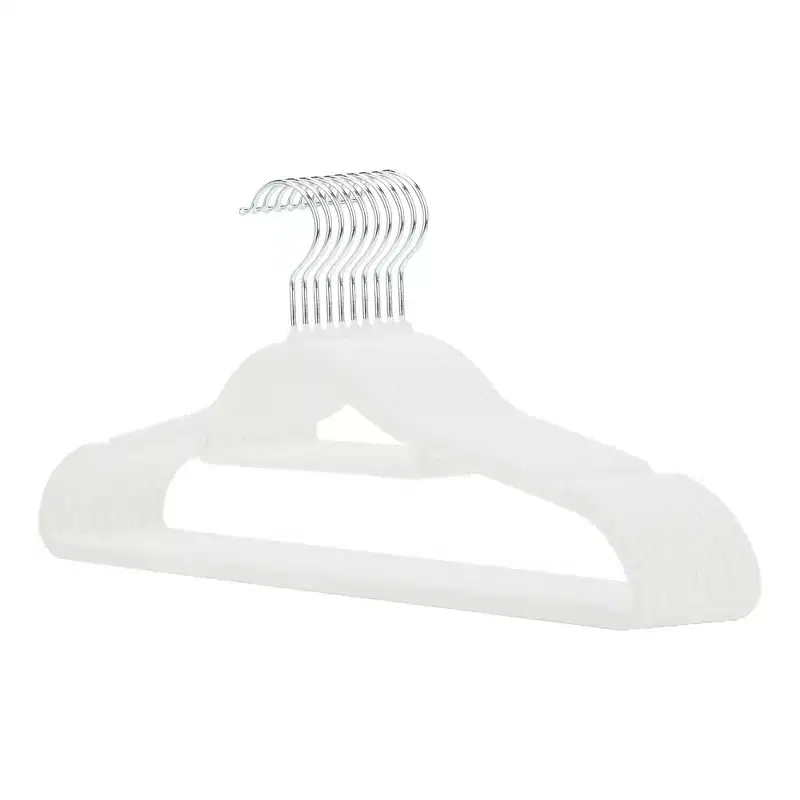 REGALWOVEN 10 Pcs Durable Space Saving Non-Slip Special Design Clothes Hangers