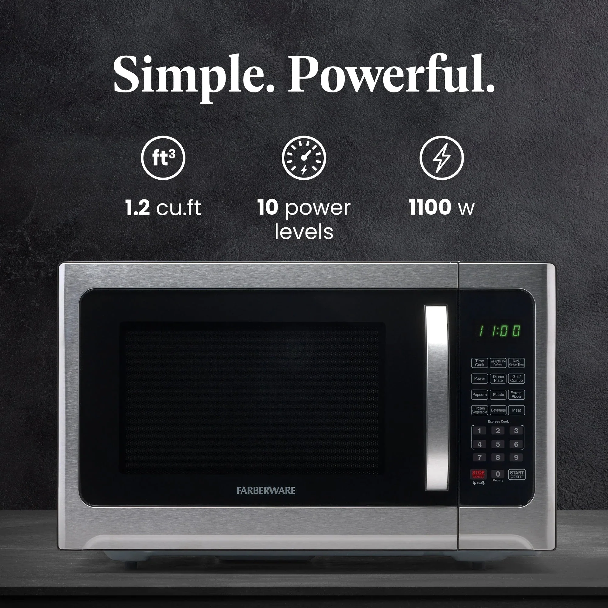 Professional 1.2 Cu.Ft. Microwave and Grill Oven