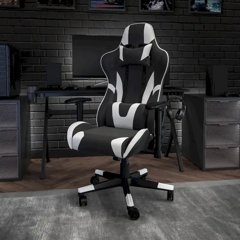 Ergonomic Racing Gaming Chair with Reclining Back