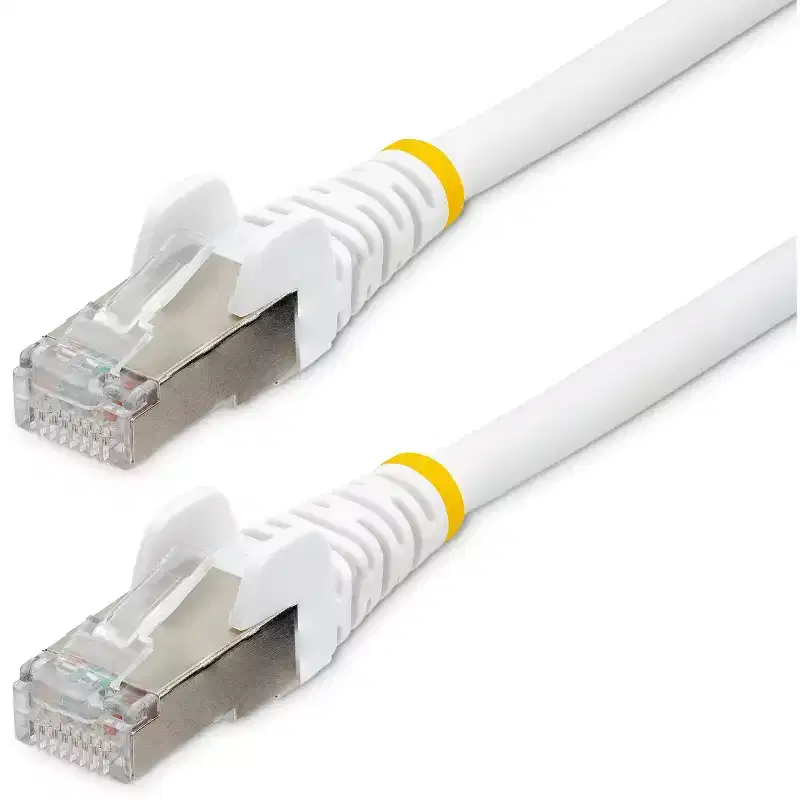 StarTech.com 5ft CAT6a Ethernet Cable - Low Smoke Zero Halogen (LSZH) - 10 GbE 100W PoE S/FTP Snagless RJ-45 Network Patch Cord (NLWH-5F-CAT6A-PATCH)