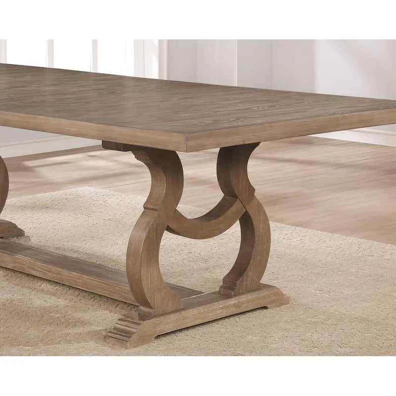 Neoclassic 18th Century Design Extendable Dining Table