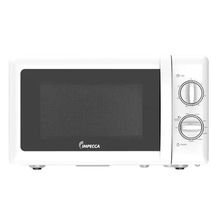 Impecca 0.7 Cu. Ft. Retro Countertop Microwave Oven - White