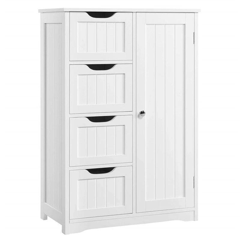 Wooden Bathroom Floor Cabinet - 13 D x 22 W x 32 H