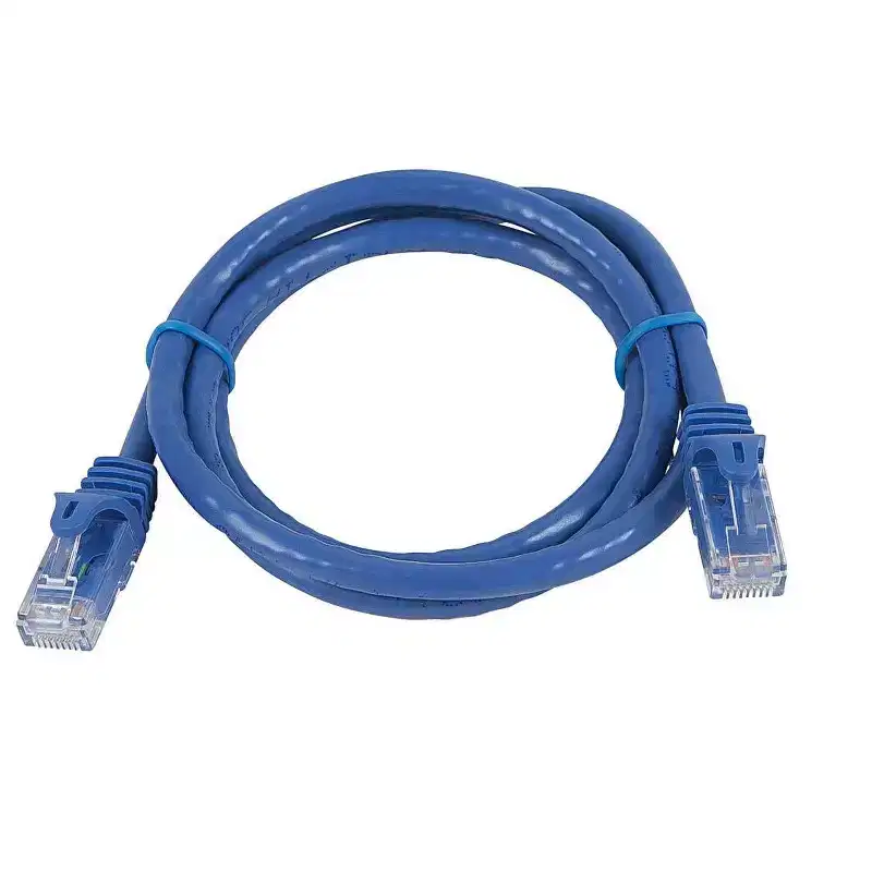 Monoprice Cat5e Ethernet Patch Cable - 3 Feet - Blue | Network Internet Cord - Snagless RJ45, Stranded, 350Mhz, UTP, Pure Bare Copper Wire, 24AWG -
