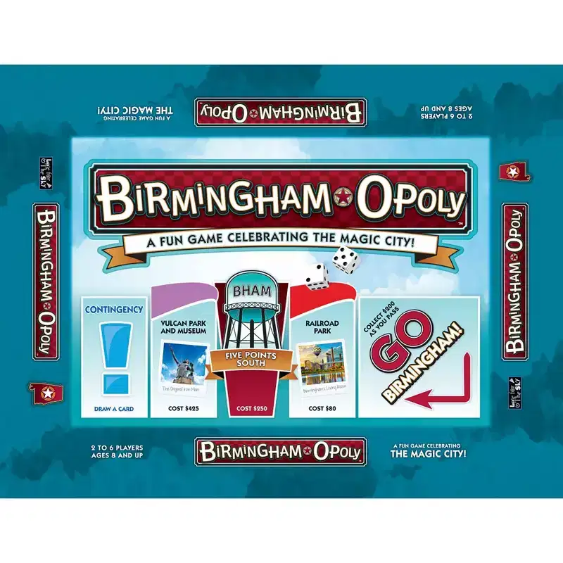 Late For The Sky: Birmingham-Opoly Family Board Game, Ages 8+