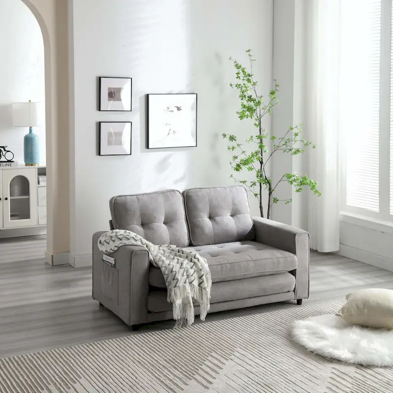 3-Fold Convertible Futon Sofa Bed