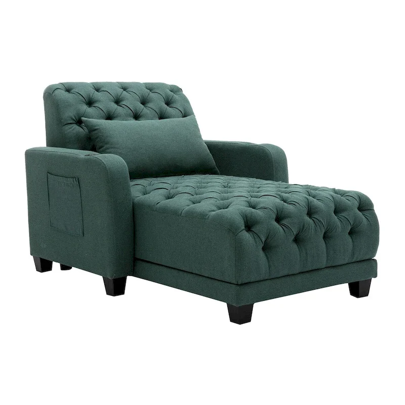 Tufted Barrel Accent Chair