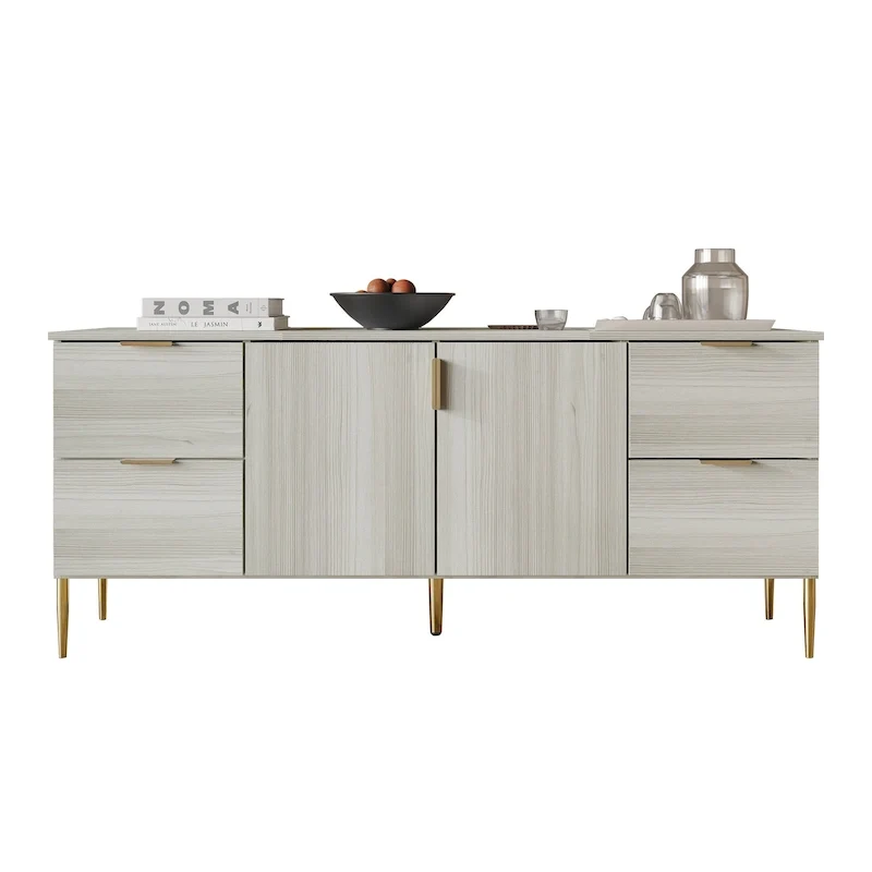 CraftPorch Modern and Luxury Clean-Lines Sideboard