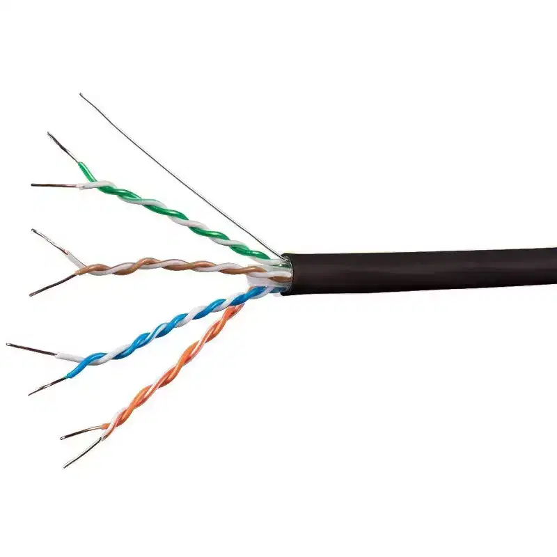 Monoprice Cat6A Ethernet Bulk Cable - 1000 feet - Black | Solid, 550Mhz, UTP, CMP, Plenum, Pure Bare Copper Wire, 10G, 23AWG - Entegrade Series