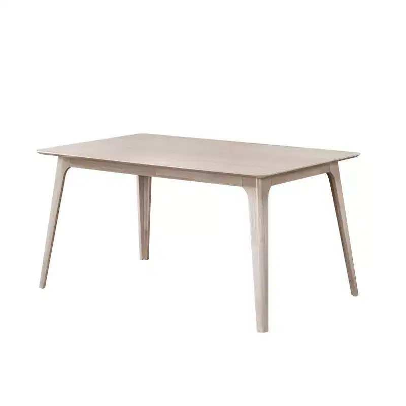 New Classic Furniture,Oscar 5-Piece Wood Dining Set, White Ash