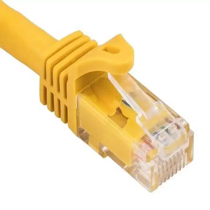 SANOXY Cables and Adapters; 0.5ft Cat6a 600 MHz UTP Snagless Ethernet Network Patch Cable,Yellow