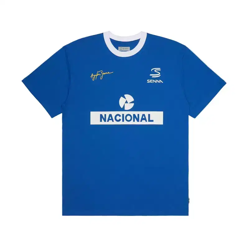 Ayrton Senna F1 #12 Nacional Ringer T-Shirt