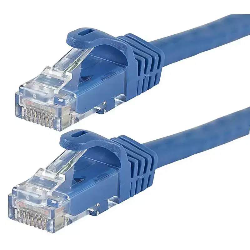 Monoprice Cat5E Ethernet Patch Cable - 1 Feet - Blue | Network Internet Cord - Snagless RJ45, Stranded, 350Mhz, Utp, Pure Bare Copper Wire, 24Awg -