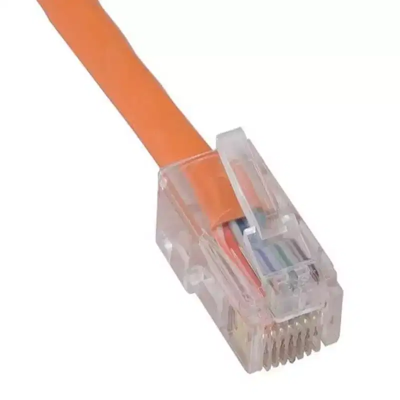 SANOXY Cables and Adapters; 1ft Cat5e 350 MHz UTP Assembled Ethernet Network Patch Cable, Orange