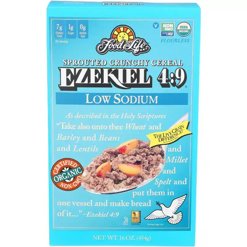 Food For Life Ezekiel 4:9 Organic Sprouted Crunchy Cereal - Case of 6 - 16 oz