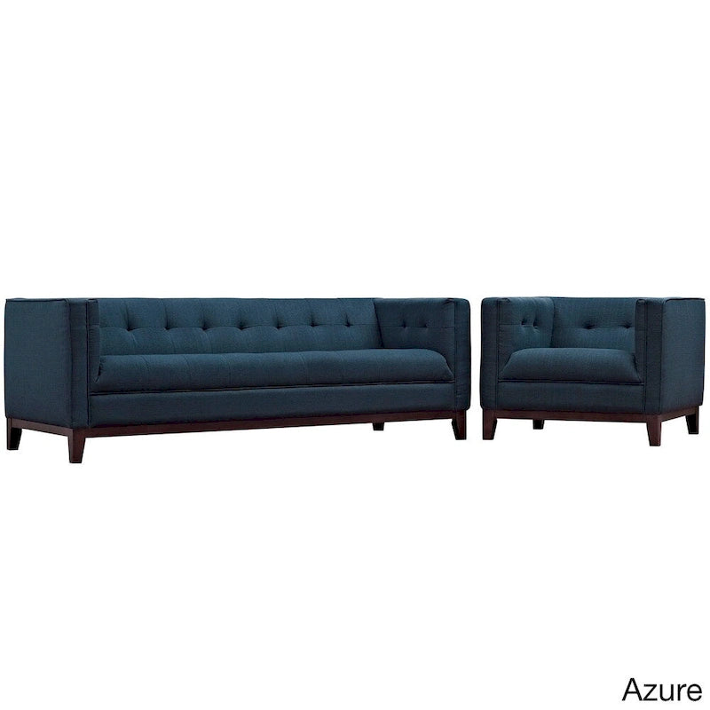 Serve Tufted 2-Piece Living Room Furniture Set