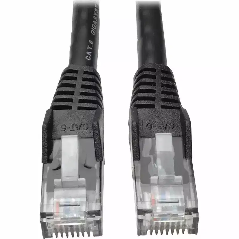 Tripp Lite Gigabit Cat. 6 UTP Patch Cable - 7 ft - Black (N201007BK)