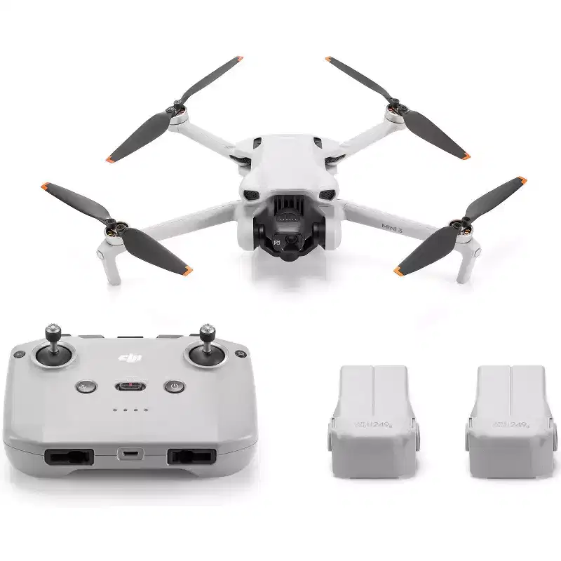 DJI Mini 3 RC-N1 Remote Fly More Combo, 4K HDR Portable Drone