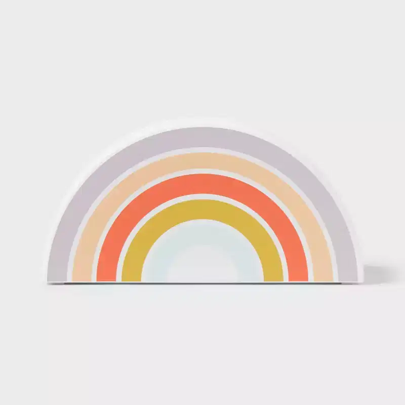Rainbow Kids' Projection Light - Pillowfort™: Multicolored LED Nightlight for Kids, Battery-Powered, Ages 8+