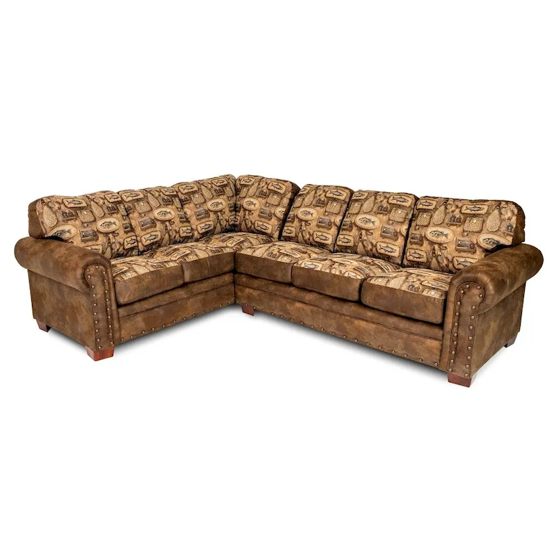 American Furniture Classics Model River Bend Two Piece Sectional Sofa