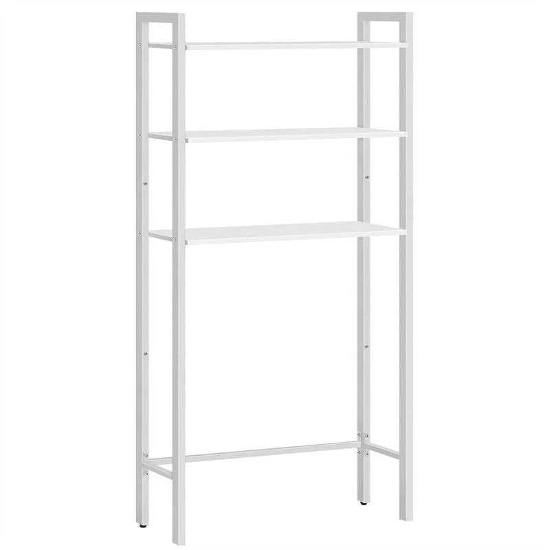 Over-the-Toilet Storage Rack with 3-Tier Open Shelves