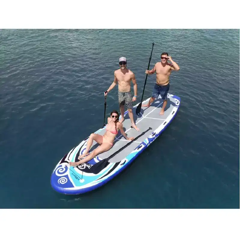 Swim Central Inflatable Maori Giant Multi-Person Paddleboard - 15'