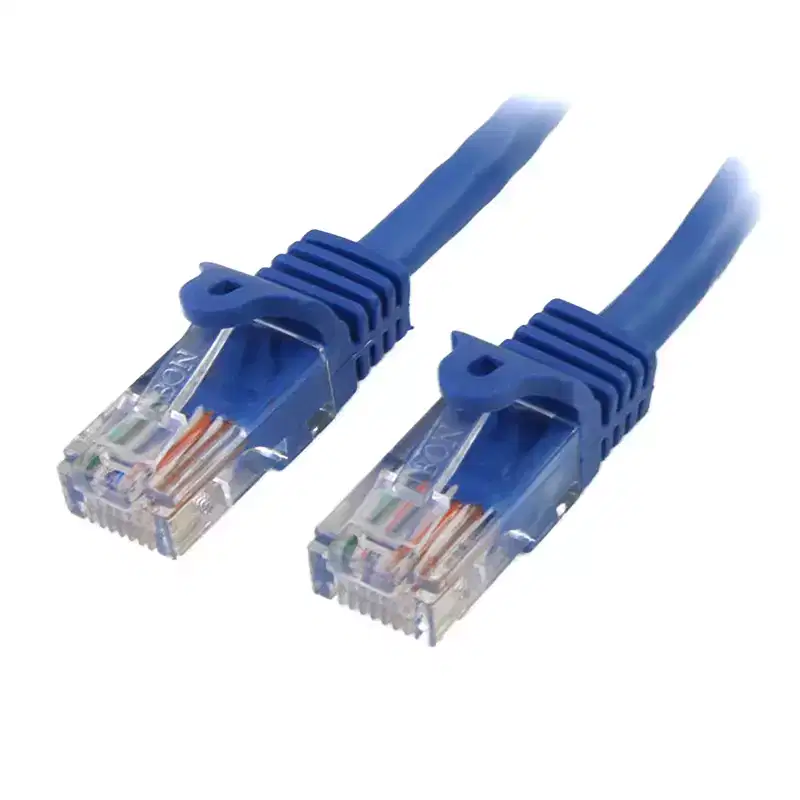 StarTech.com Cat5e UTP Patch Cable - 12 Ft - RJ-45 Male to RJ-45 Male - Blue.