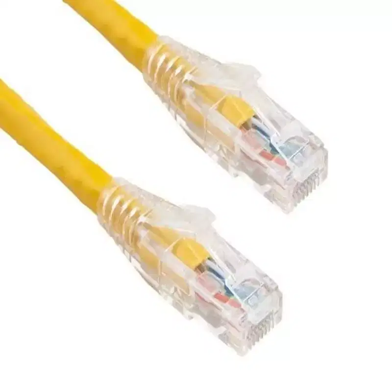 SANOXY Cables and Adapters; 7ft Cat6 550 MHz UTP Ethernet Network Patch Cable with Clear Snagless Boot, Yellow