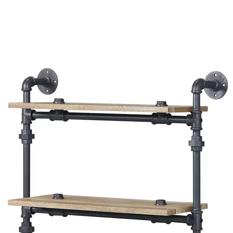 35 Brantley Decorative Bookshelf Oak & Sandy Black Finish - Acme Furniture