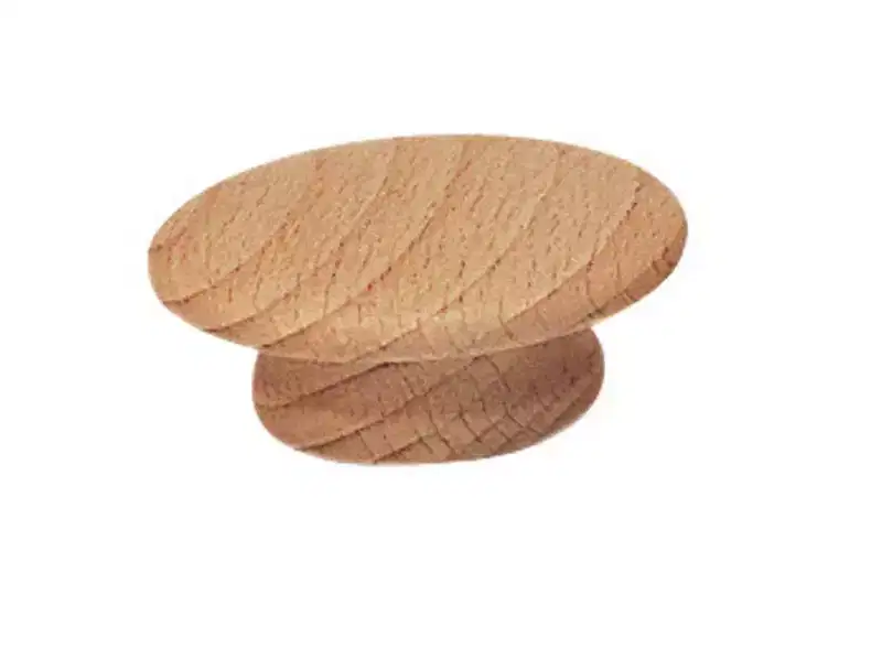 Waddell Traditional Round Furniture Knob 1-1/2 in. D .5 in. Unfinished- Pack of 20