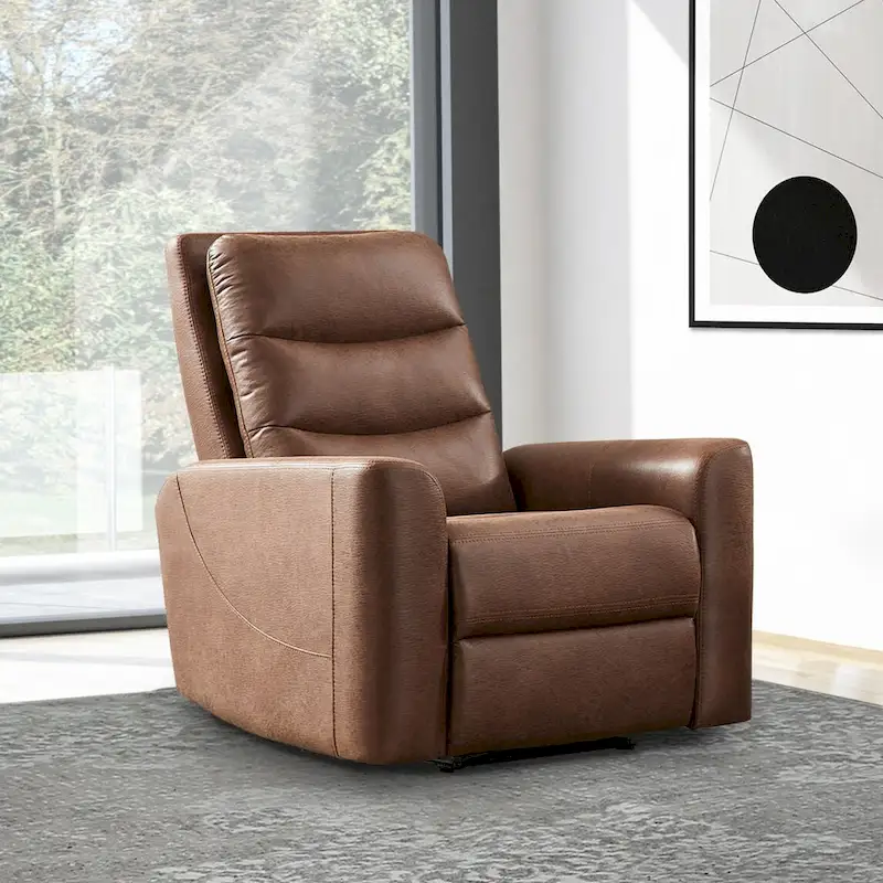 Abbyson Ford Fabric Manual Recliner