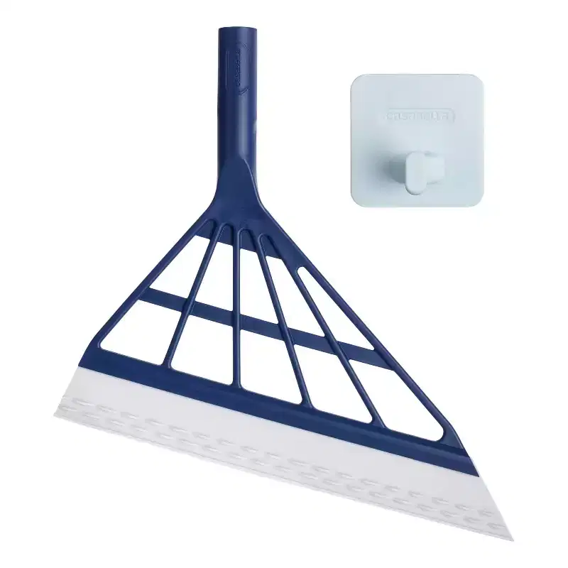Casabella Click Clean and Organize Squeegee Blade Broom Head and Hook: Windows, Carpet, Mirrors, Multi-Surface