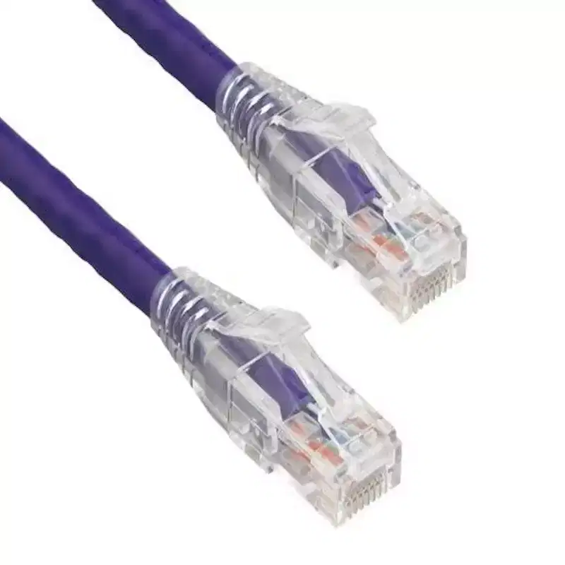 SANOXY Cables and Adapters; 25ft Cat6 550 MHz UTP Ethernet Network Patch Cable with Clear Snagless Boot, Purple