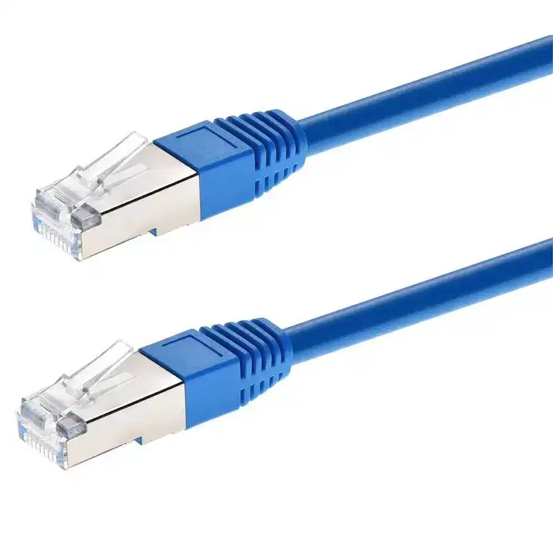 Monoprice Cat6A Ethernet Patch Cable - 20 Feet - Blue | Network Internet Cord - Zeroboot, RJ45, Stranded, 550Mhz, STP, Pure Bare Copper Wire, 10G,